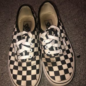 Checkered Vans Women’s Size 6.5